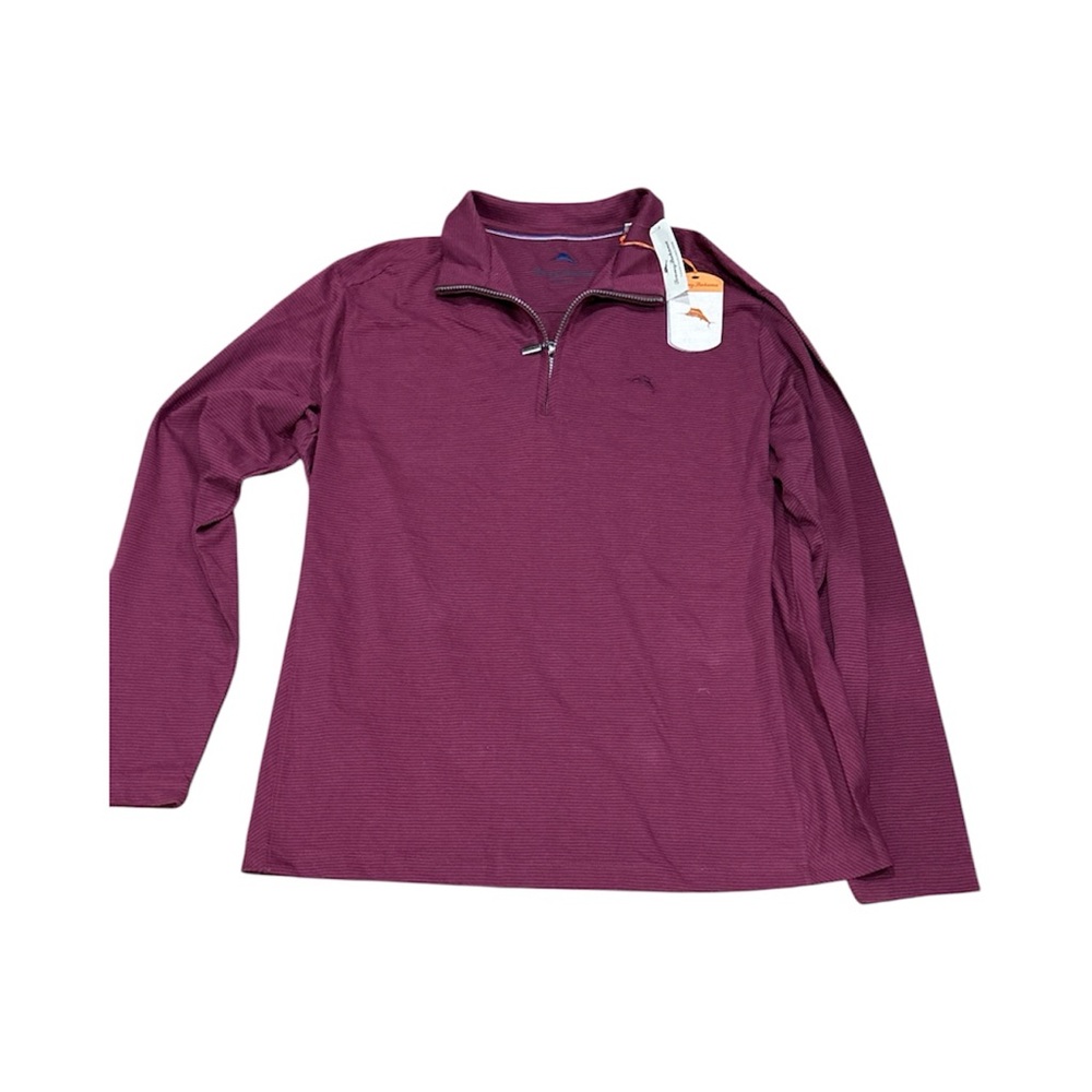 Tommy Bahama maroon Quarter-Zip Sweatshirt Sz large